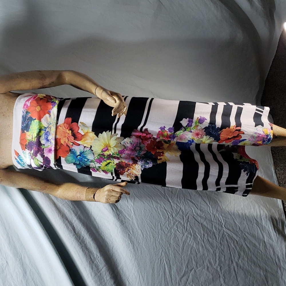 Casa Lee Floral Lightweight Maxi Skirt / Dress Women's Size Large